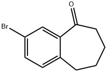 3-bromo-6,7,8,9-tetrahydrobenzo[7]annulen-5-one Structure