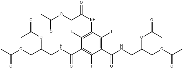 N-DesMethyl IoMeprol Pentaacetate Structure