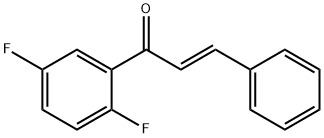 2-PROPEN-1-ONE, 1-(2,5-DIFLUOROPHENYL)-3-PHENYL-, (2E)- Structure
