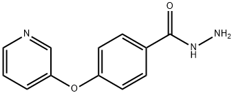 Benzoic acid, 4-(3-pyridinyloxy)-, hydrazide Structure