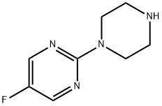 피리미딘,5-플루오로-2-(1-피페라지닐)-(9CI) 구조식 이미지