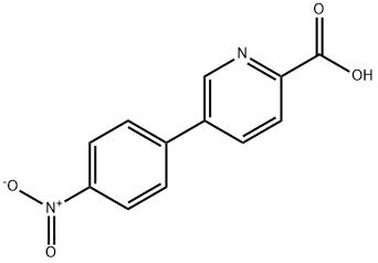 5-(4-Nitrophenyl)-picolinic acid Structure