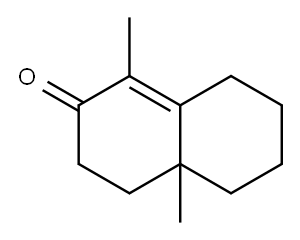 4,4a,5,6,7,8-Hexahydro-1,4a-dimethylnaphthalen-2(3H)-one 구조식 이미지