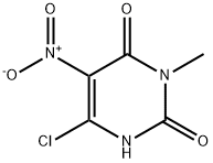 6-Chloro-3-methyl-5-nitro-1H-pyrimidine-2,4-dione Structure