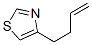 Thiazole,  4-(3-buten-1-yl)- Structure
