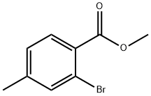 메틸2-브로모-4-메틸벤조에이트 구조식 이미지