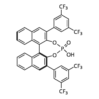 (S)-(+)-3,3'-BIS(3,5-BIS(TRIFLUOROMETHYL)PHENYL)-1,1'-BINAPHTHYL-2,2'-DIYL HYDROGENPHOSPHATE, 95% 구조식 이미지