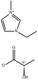 1-에틸-3-메틸이미다졸륨L-(+)-락타트 구조식 이미지
