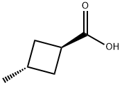 trans-3-Methylcyclobutanecarboxylic  acid Structure