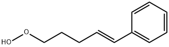 (E)-5-PHENYL-4-PENTENYL HYDROPEROXIDE Structure