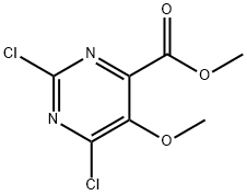 Methyl 2,6-dichloro-5-methoxypyrimidine-4-carboxylate Structure