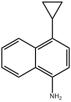 1-Naphthalenamine, 4-cyclopropyl- 구조식 이미지