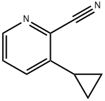 3-CYCLOPROPYLPYRIDINE-2-CARBONITRILE Structure