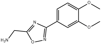 C-[3-(3,4-DIMETHOXY-PHENYL)-[1,2,4]OXADIAZOL-5-YL]-METHYLAMINE Structure