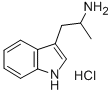 3-(2-AMINOPROPYL)INDOLE MONOHYDROCHLORIDE Structure