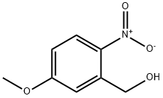 5-메톡시-2-니트로벤질알코올 구조식 이미지