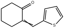 (2E)-2-(THIEN-2-YLMETHYLENE)CYCLOHEXANONE Structure