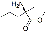 D-Norvaline, 2-methyl-, methyl ester (9CI) Structure