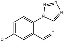 5-CHLORO-2-(1H-TETRAZOL-1-YL)BENZALDEHYDE 구조식 이미지