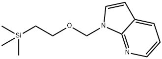 1-((2-(트리메틸실릴)에톡시)메틸)-1H-피롤로[2,3-b]피리딘 구조식 이미지