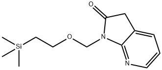 1-((2-(triMethylsilyl)ethoxy)Methyl)-1H-pyrrolo[2,3-b]pyridin-2(3H)-one 구조식 이미지