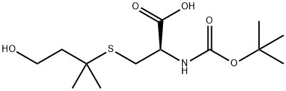 N-Boc-L-felinine Structure