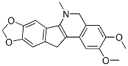 2,3-dimethoxy-6-methyl-8,9-(methylenedioxy)-11H-indeno(1,2-c)isoquinoline Structure
