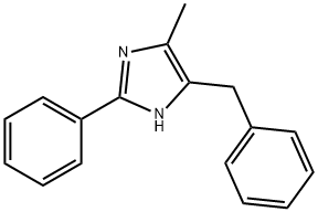 5-벤질-4-메틸-2-페닐이미다졸 구조식 이미지