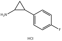 [2-(4-Fluorophenyl)cyclopropyl]aMine hydrochloride Structure
