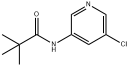 N-(5-CHLORO-PYRIDIN-3-YL)-2,2-DIMETHYL-PROPIONAMIDE Structure