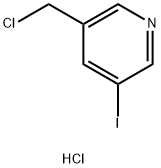 3-CHLOROMETHYL-5-IODO-PYRIDINE HYDROCHLORIDE 구조식 이미지