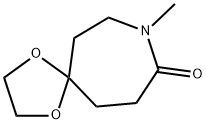 1,4-Dioxa-8-azaspiro[4.6]undecan-9-one, 8-Methyl- Structure