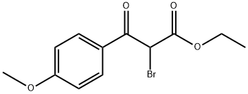 ETHYL 2-BROMO-3-(4-METHOXYPHENYL)-3-OXO-PROPANOATE Structure