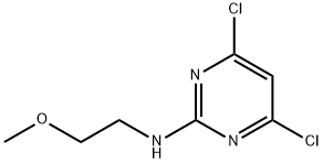 4,6-dichloro-N-(2-Methoxyethyl)pyriMidin-2-aMine Structure
