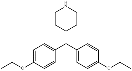 4-[bis(4-ethoxyphenyl)methyl]piperidine 구조식 이미지