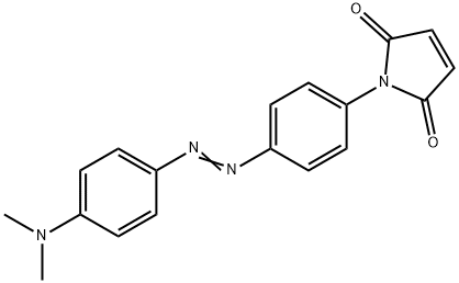 4-DIMETHYLAMINOPHENYLAZOPHENYL-4'-MALEIM Structure