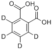 PHTHALIC ACID (RING-D4) Structure