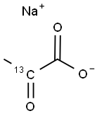 PYRUVIC-2-13C산성나트륨염 구조식 이미지