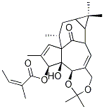Ingenol-5,20-acetonide-3-O-angelate Structure