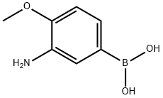 3-AMINO-4-METHOXYPHENYLBORONIC ACID 구조식 이미지