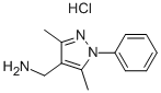 (3,5-DIMETHYL-1-PHENYL-1H-PYRAZOL-4-YL)METHYLAMINE HYDROCHLORIDE Structure