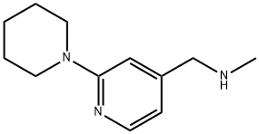 N-METHYL-N-[(2-PIPERIDIN-1-YLPYRIDIN-4-YL)METHYL]AMINE Structure
