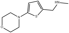 N-메틸-N-[(5-모르폴린-4-일티엔-2-일)메틸]아민 구조식 이미지