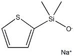 나트륨(THIEN-2-YL)다이메틸실라놀레이트 구조식 이미지