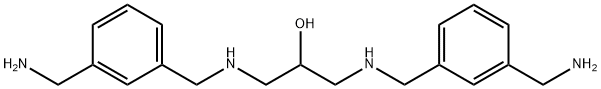 1,3-bis[[[3-(aminomethyl)phenyl]methyl]amino]propan-2-ol Structure