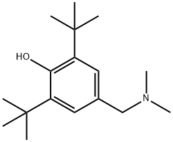 2,6-Di-tert-butyl-4-(dimethylaminomethyl)phenol 구조식 이미지