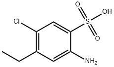 2-아미노-5-클로로-4-에틸-벤젠설폰산 구조식 이미지