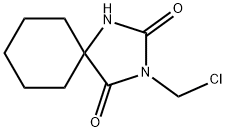 3-(Chloromethyl)-1,3-diazaspiro[4.5]decane-2,4-dione 구조식 이미지
