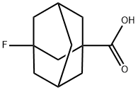 1-Fluoro-3-adamantanecarboxylic acid Structure