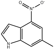 1H-Indole, 6-Methyl-4-nitro- 구조식 이미지